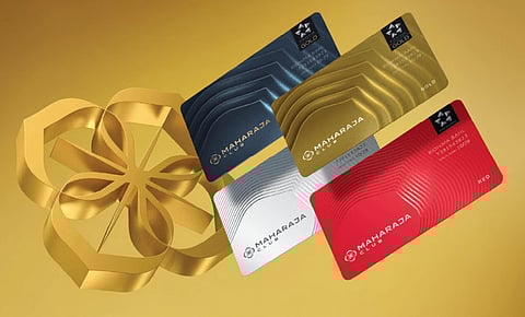 The Maharaja Club has four tiers: Red, Silver, Gold and Platinum