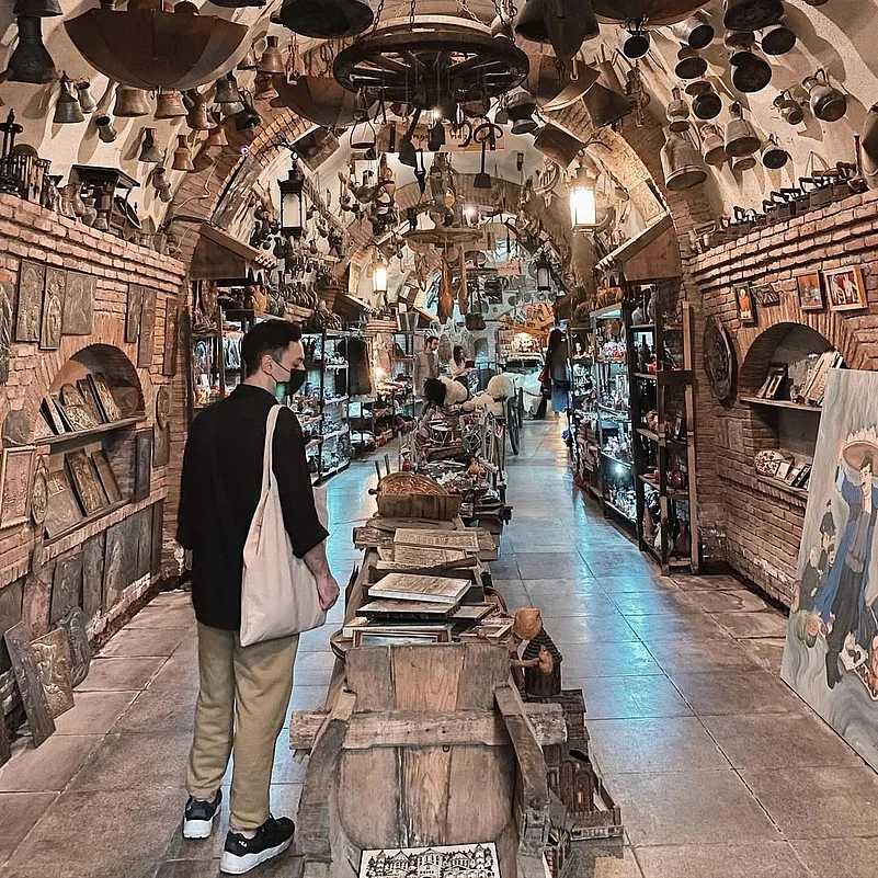 Tucked beneath the historic streets of Old Tbilisi, Meidan Bazaar is a treasure trove