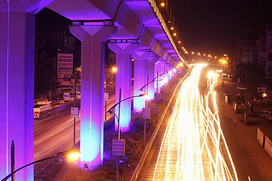 Aniket gaikwad/Shutterstock : The 28-km elevated corridor to Nashik will start from Punes Nashik Phata (seen here)