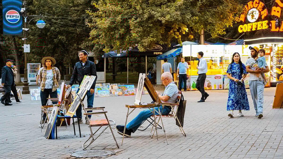 Broadway Alley in Tashkent