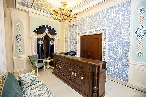 Check out the design elements at Mirzo Boutique Hotel in Tashkent