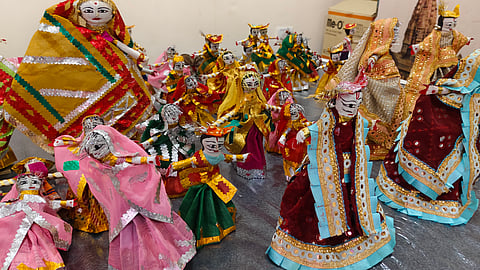 Batto Bai dolls on display at the Gwalior tourism conclave