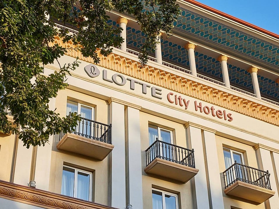 The Lotte City Hotel Tashkent Palace is an older, renovated hotel