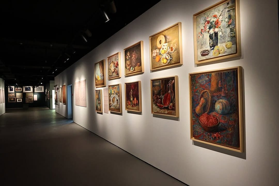 Each work here carries the weight of survival—masterpieces rescued at great risk, now hanging in quiet defiance.