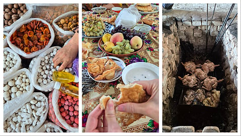 Khurd, Airom, Bread and pit fire meat are just some of the things I ate in Jizzakh
