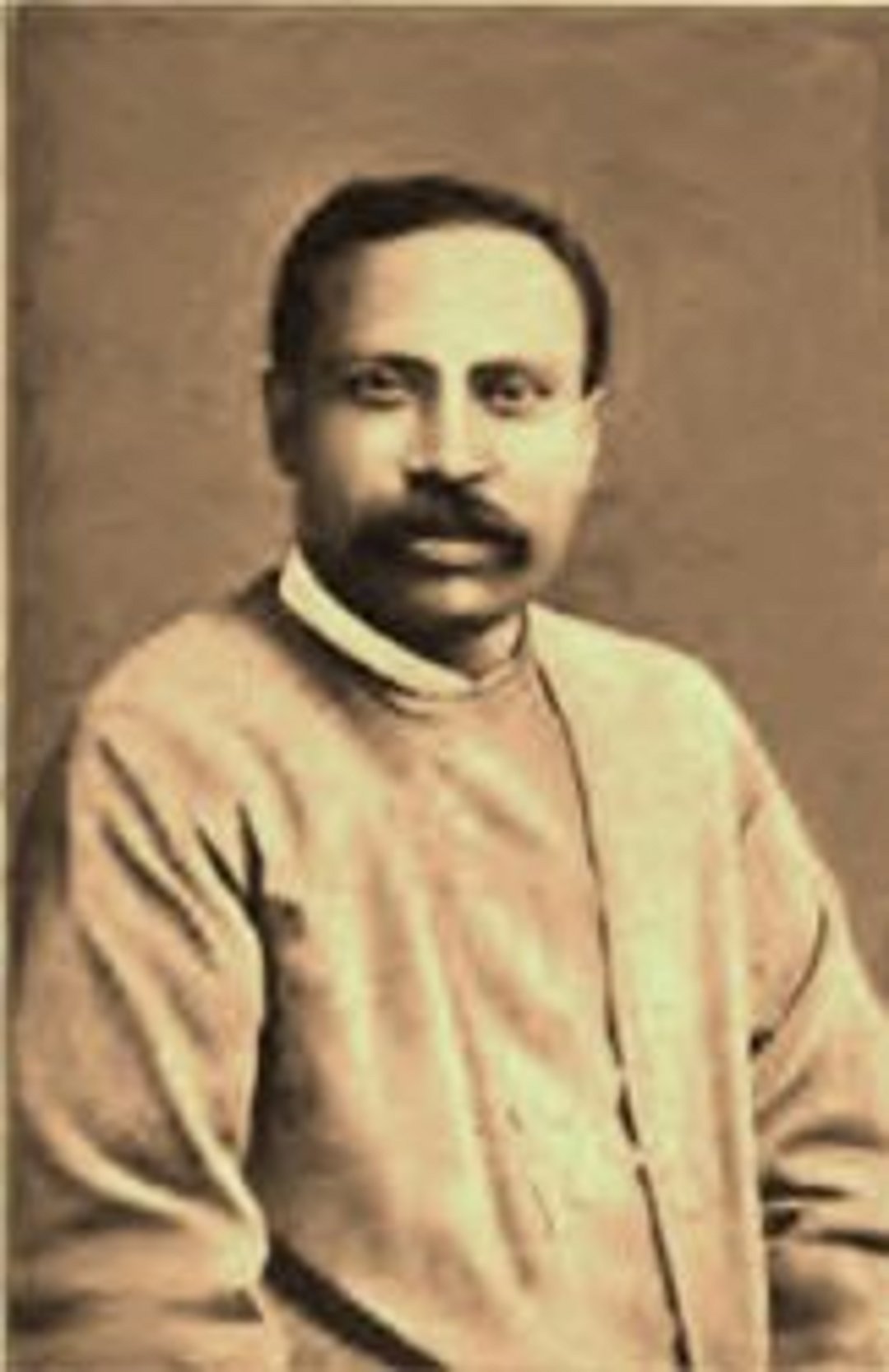 A portrait of Sarat Chandra Das