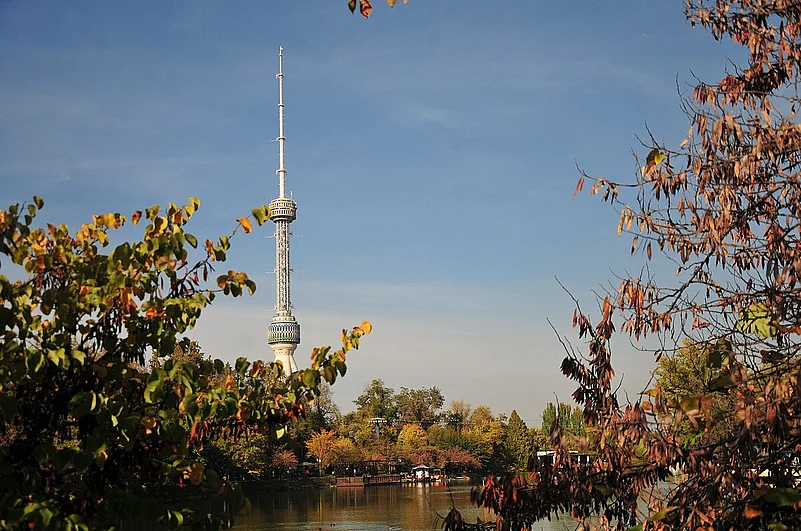 The Tashkent TV Tower built between 1978 and 1985 is designed to be earthquake-resistant, and remains the tallest structure in Central Asia
