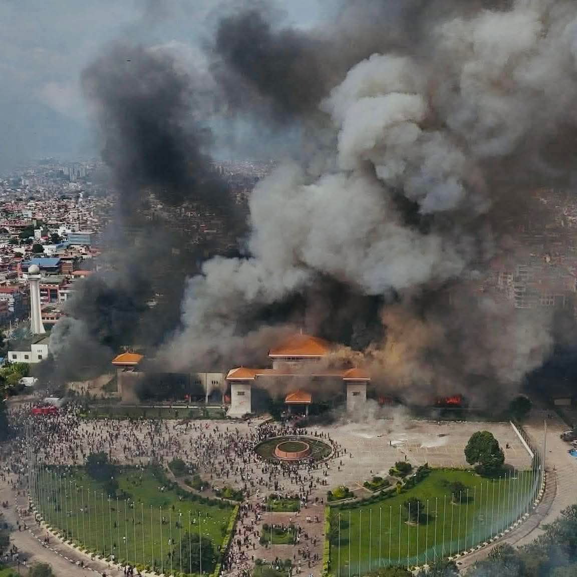 Images from the protest sites in Nepal