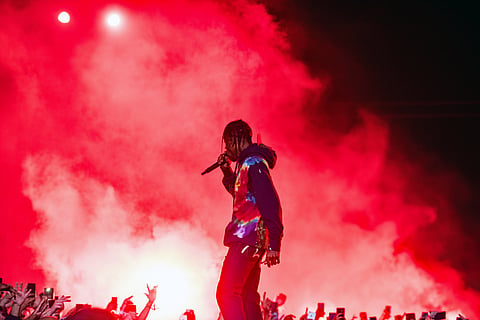 Travis Scott at a concert