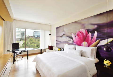 The rooms offer a serene private space for guests
