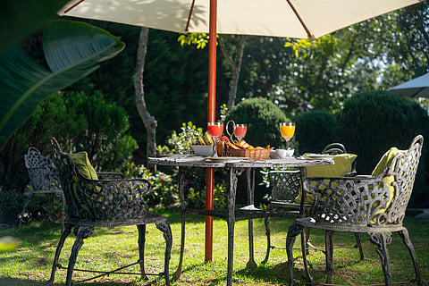 Alfresco dining - As night falls, barbecues under the starry sky bring the evenings to life at Marli Hill Bungalow, Ooty