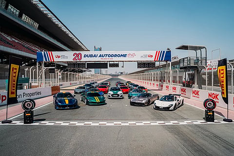 A view inside Dubai Autodrome