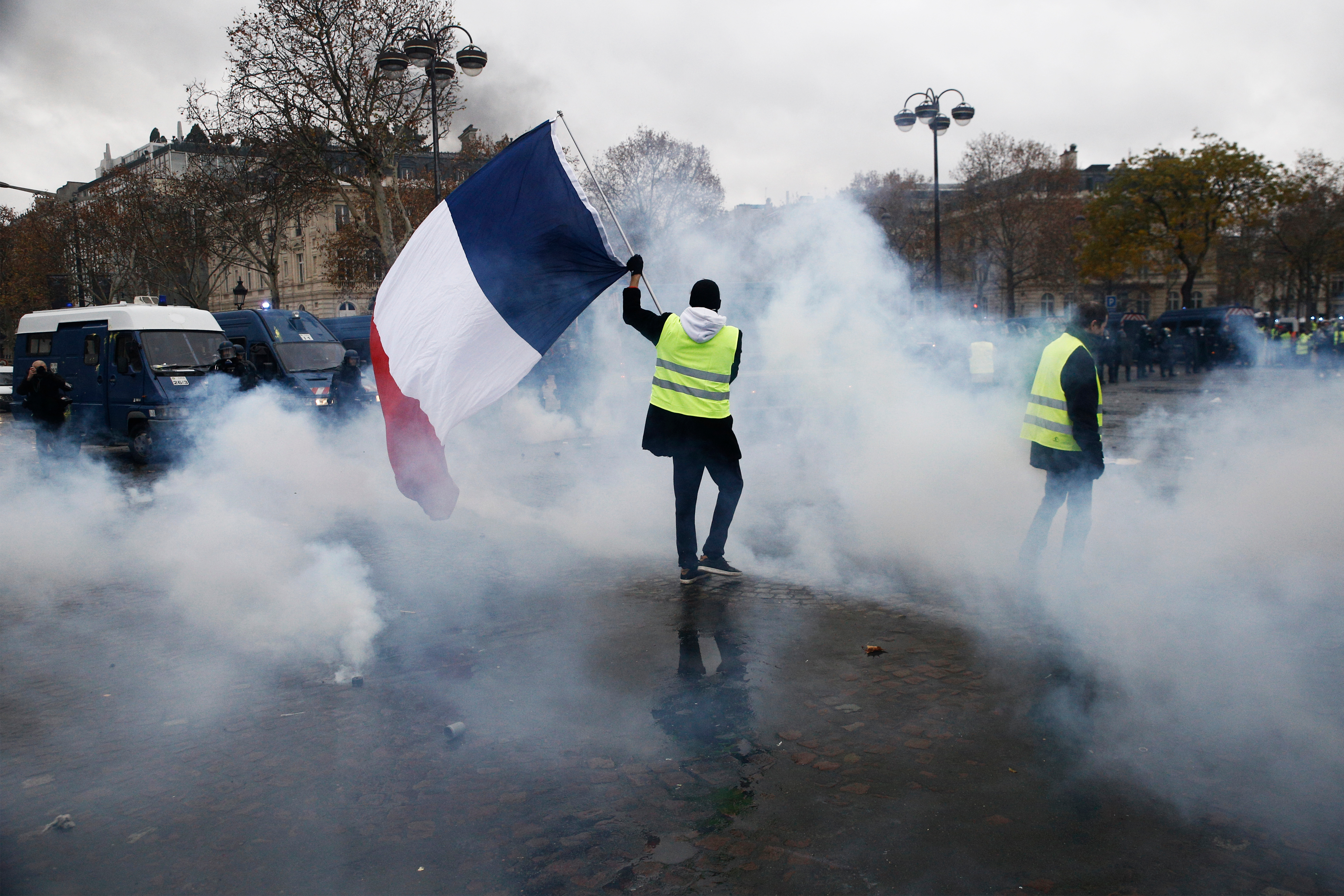 (Representational Image) Protesters block roads and light fires as France’s ‘Block Everything’ movement sweeps cities, leaving transport and daily life in turmoil.
