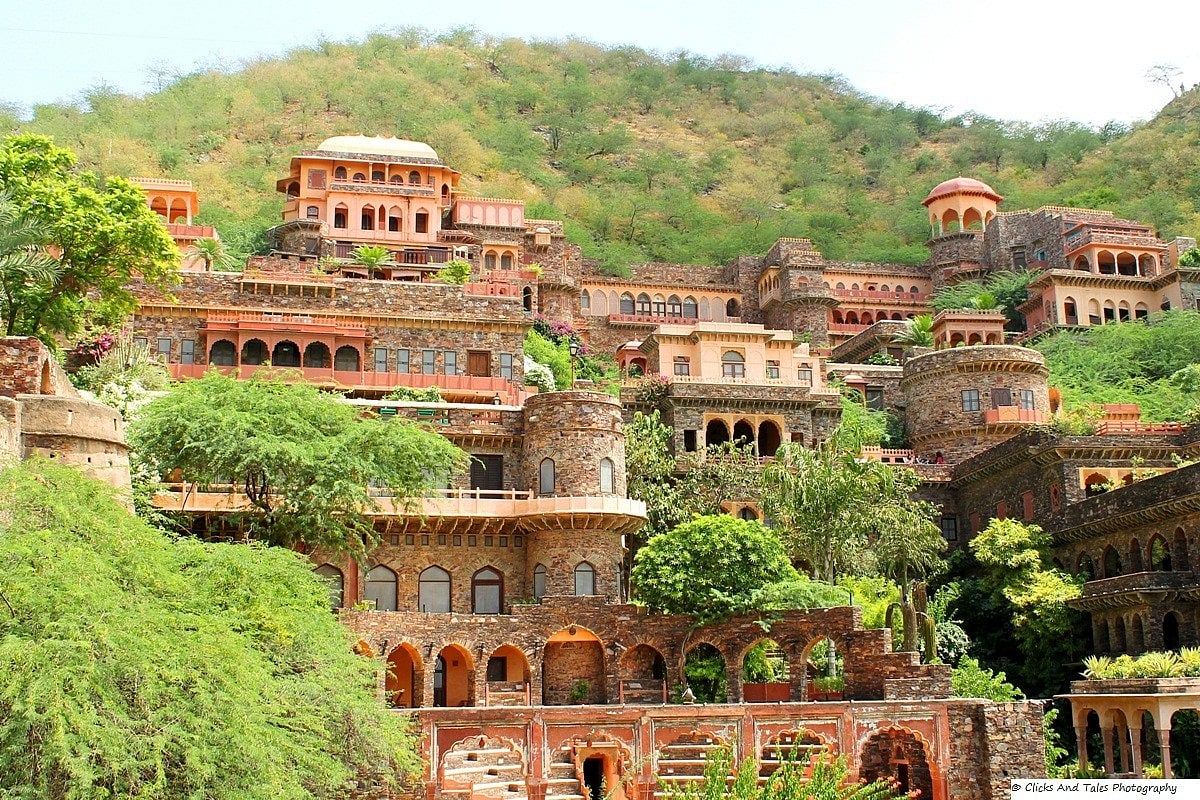 Neemrana Fort Palace offers a luxurious escape