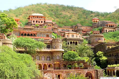 Neemrana Fort Palace offers a luxurious escape