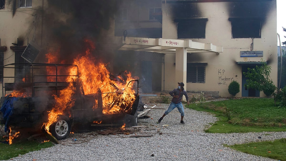 AP : Amid fires and stone-pelting, Nepal’s unrest intensifies, leaving citizens and travellers caught in the chaos.