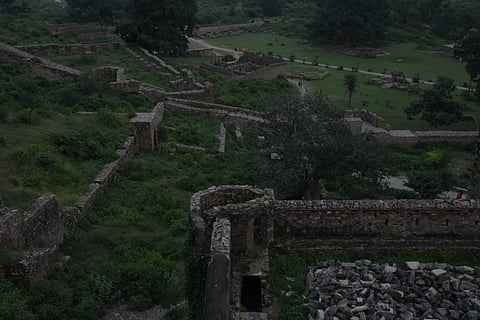 Shadows, whispers, and silence—Bhangarh’s haunting aura lingers long after the sun dips behind the Aravallis.