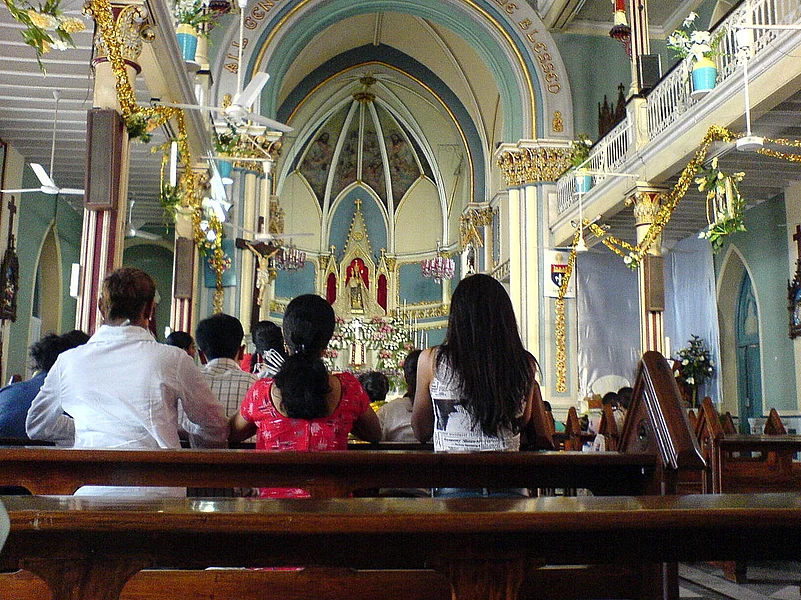 Inside Mount Mary Church