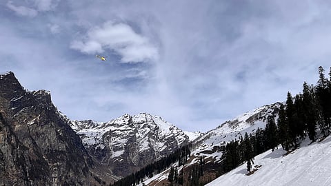 Mountain views from the slopes