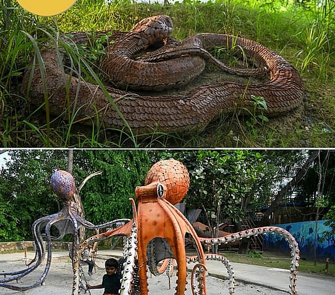 The largest section, nearly nine acres, brings the world’s diverse ecosystems to life
