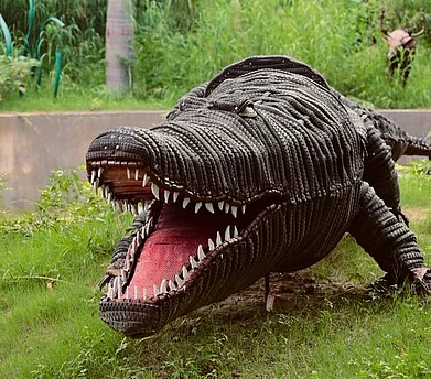 jungletrailofficial/Instagram : The park’s construction features the innovative use of over 500 tonnes of scrap metal and industrial waste