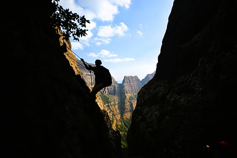 The route involves a gradual climb with some steep, rocky, and uneven sections