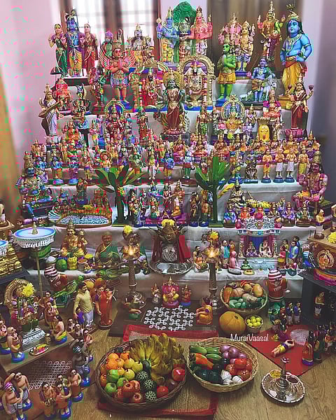 Golu displays in Tamil Nadu