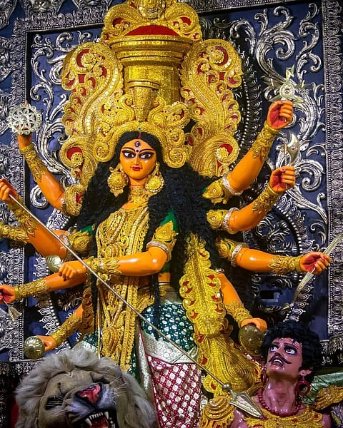 Scenes from Durga Puja in Kolkata