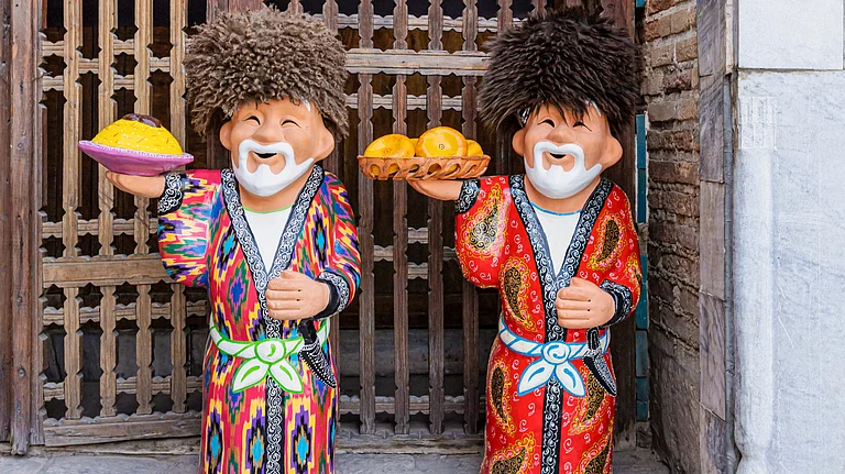 Souvenirs on the streets of Uzbekistan - Shutterstock