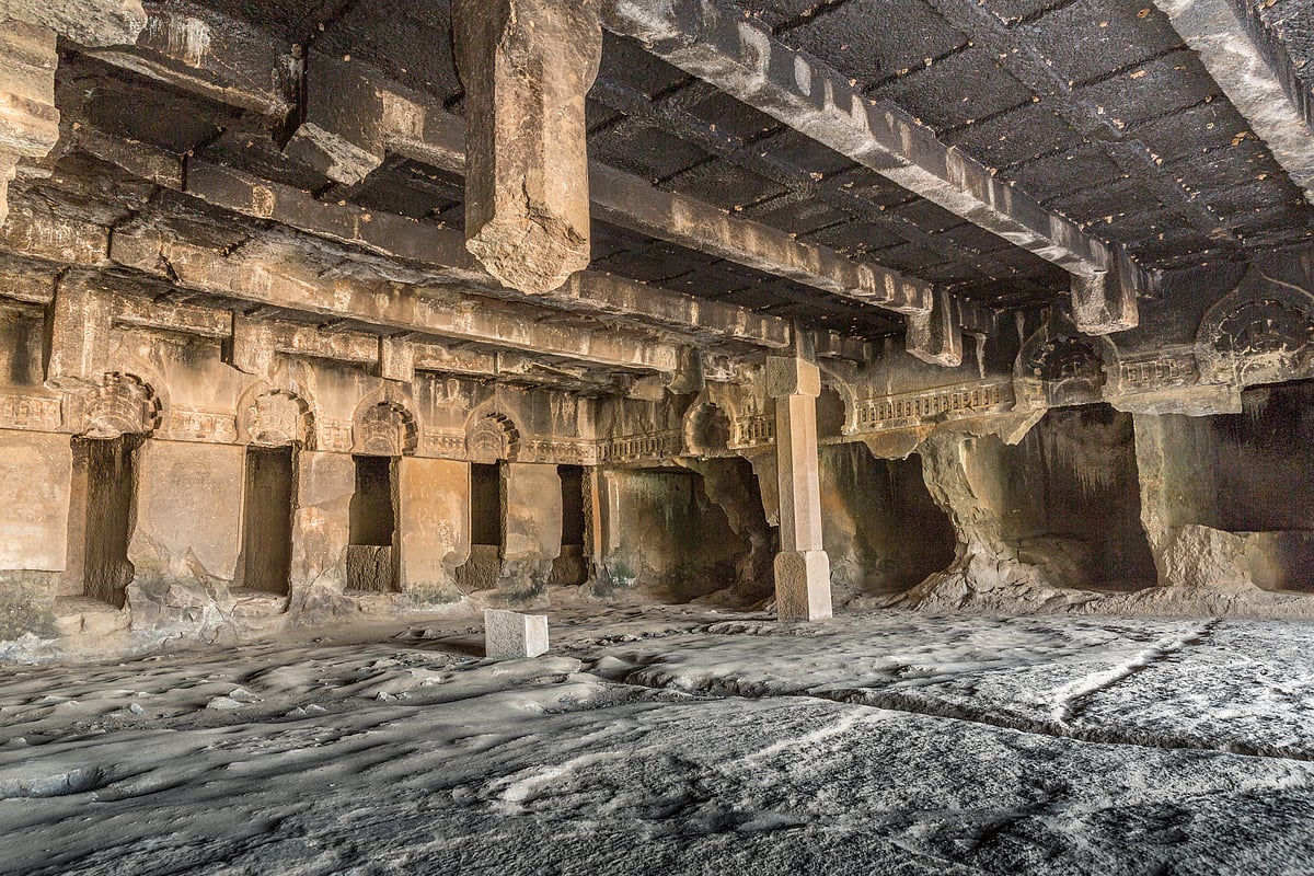 Inside the Kondana Caves