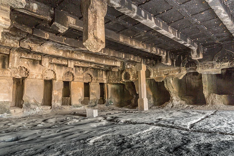 Inside the Kondana Caves