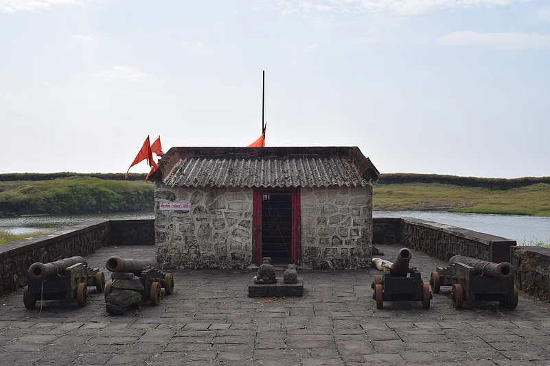 At the top, you’ll find a cluster of shrines and temples