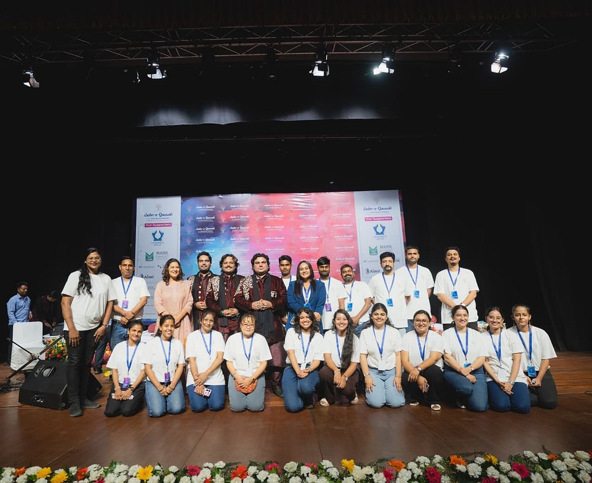 The team in the musical evening