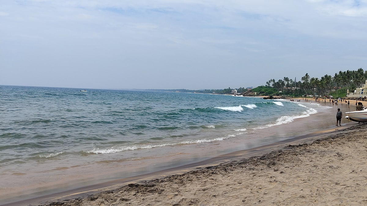 The Kovalam Beach in Trivandrum, Kerala
