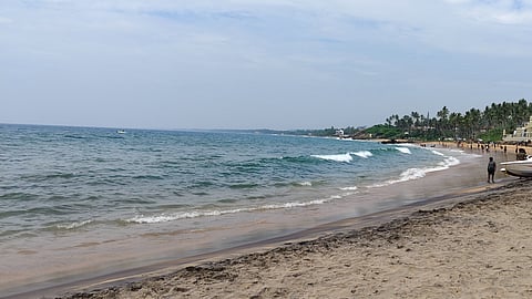 The Kovalam Beach in Trivandrum, Kerala
