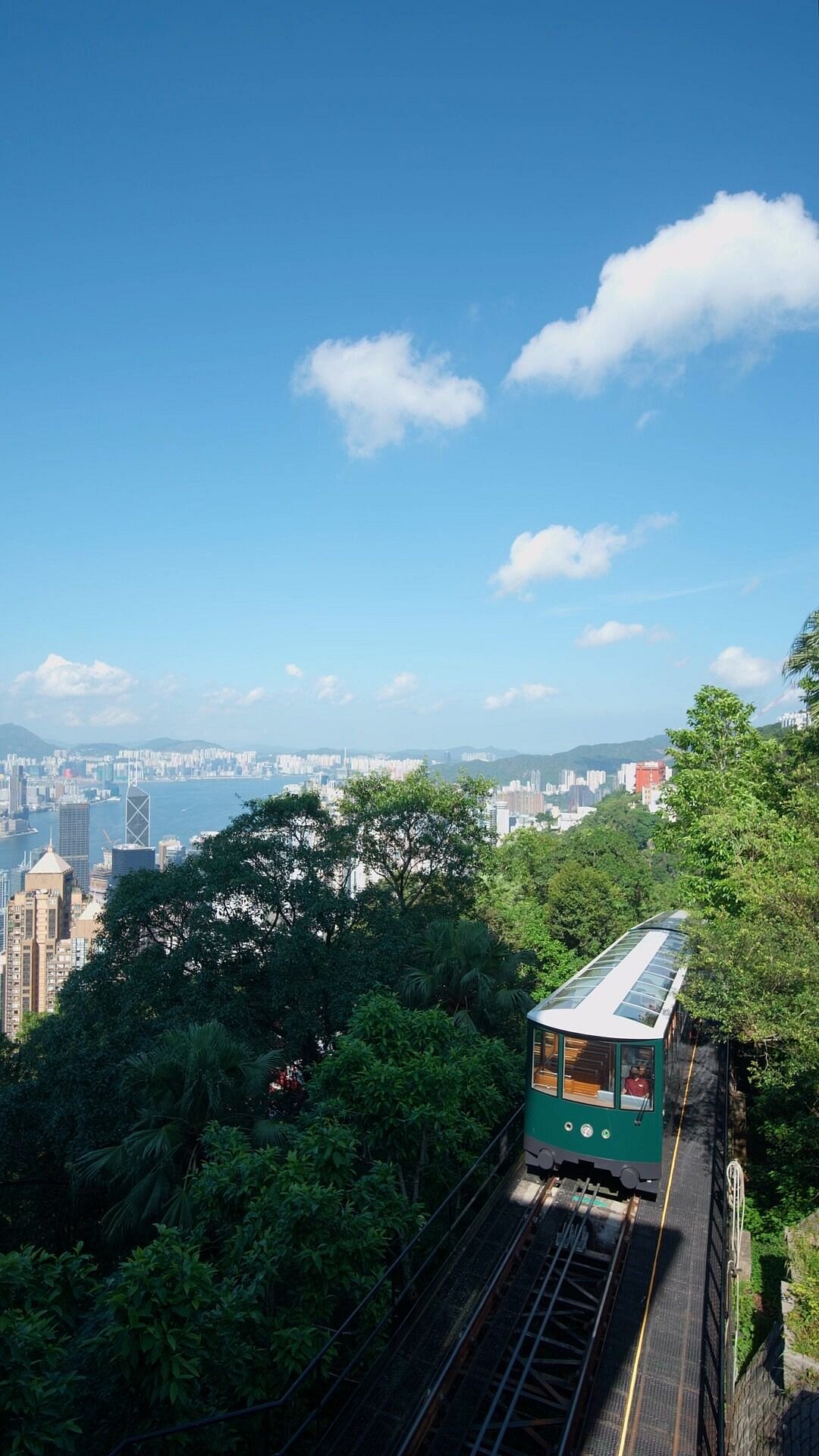 A shot of Peak Tram