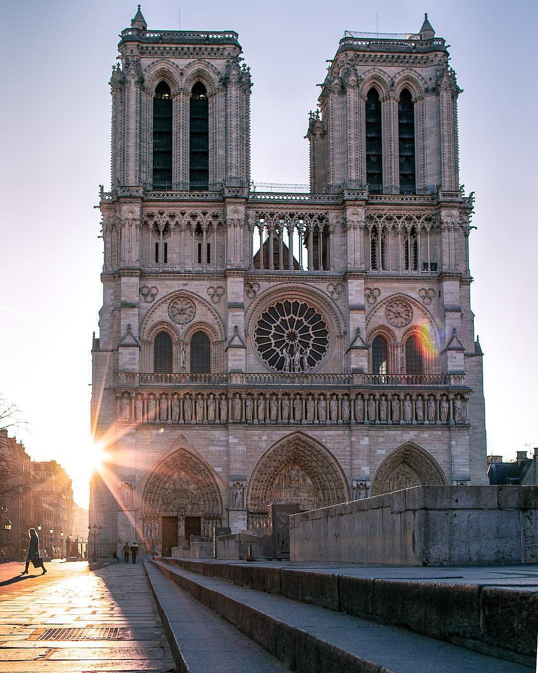 A view of Notre-dame towers