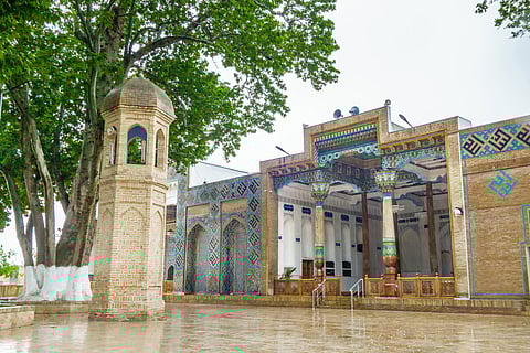 Khoja-Akhrar Mosque in Samarkand, Uzbekistan