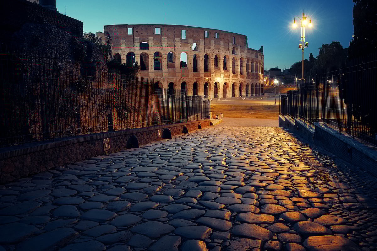 Follow the cobbled paths leading to the Colosseum and step into the echoes of Rome’s ancient past.