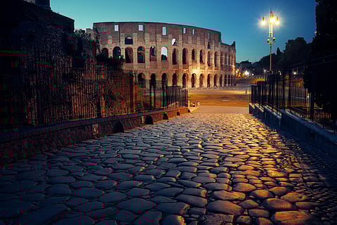 Follow the cobbled paths leading to the Colosseum and step into the echoes of Rome’s ancient past.