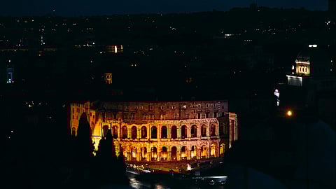 Walk through the hypogeum and imagine the gladiators and wild animals that once waited here.