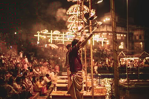 The Ganges comes alive with lights, chants, and rituals as Varanasi celebrates the festival.