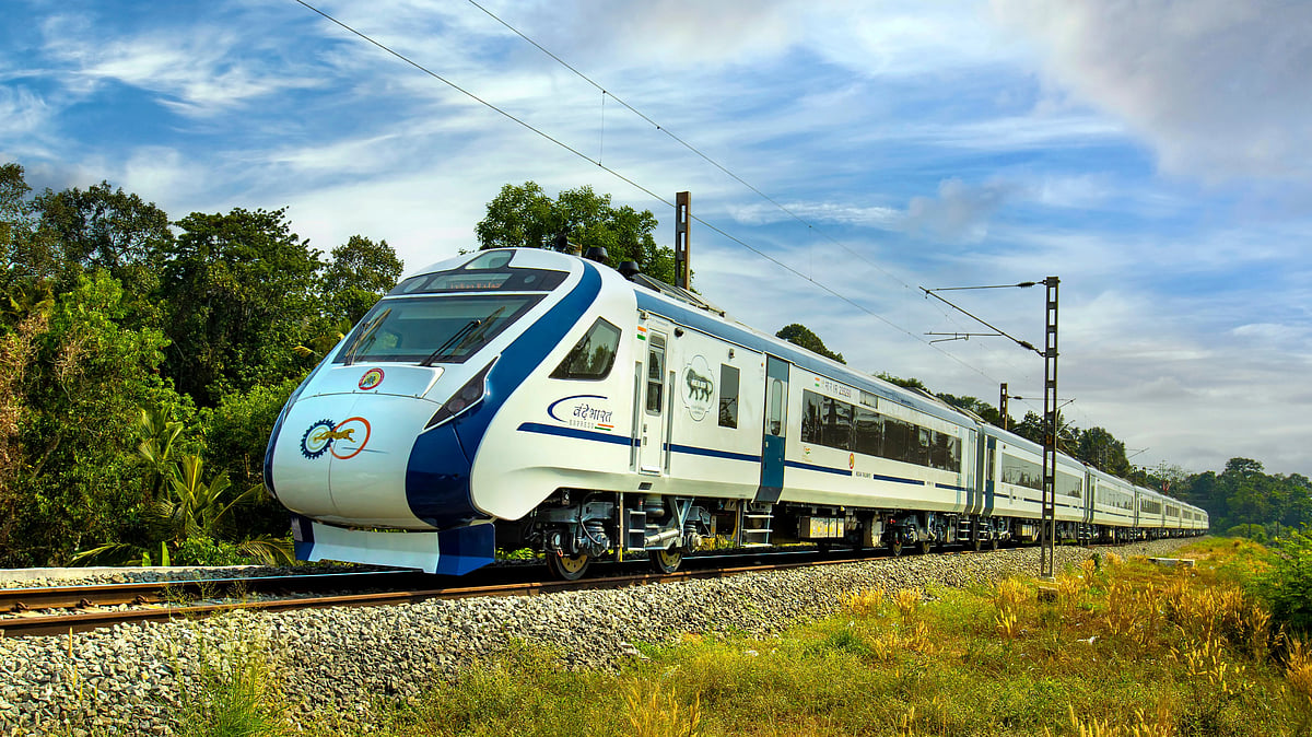 Shutterstock : Vande Bharat trains launched on different routes (Representational image)
