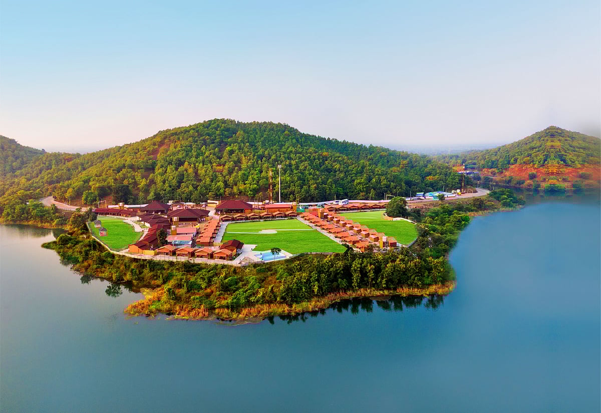 Statue Of Unity Tent City 1 : Drive into Statue of Unity Tent City 1 by Evoke Experiences, and you immediately realise this is the perfect place to start your exploration