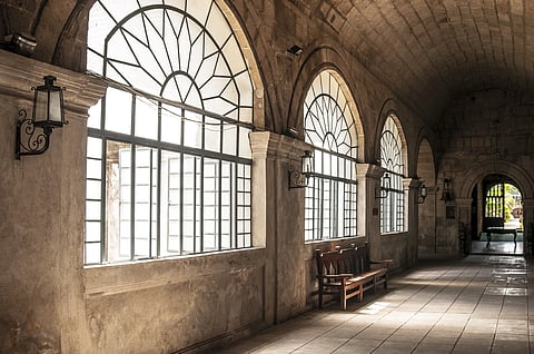Inside the San Agustin Church