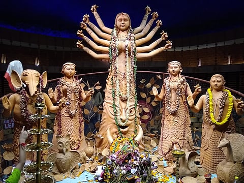 One of the Durga Puja pandals