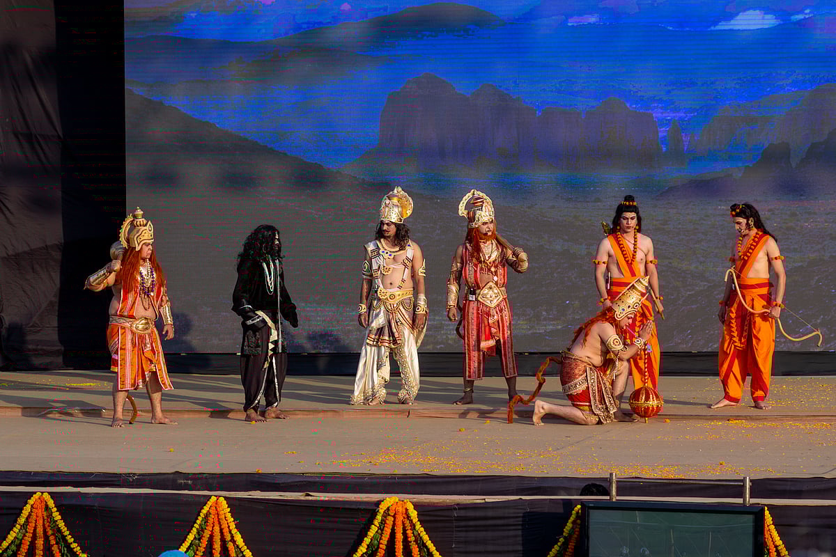 Witness the timeless tale of Lord Rama come alive on stage.