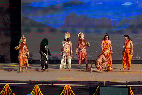 Witness the timeless tale of Lord Rama come alive on stage.