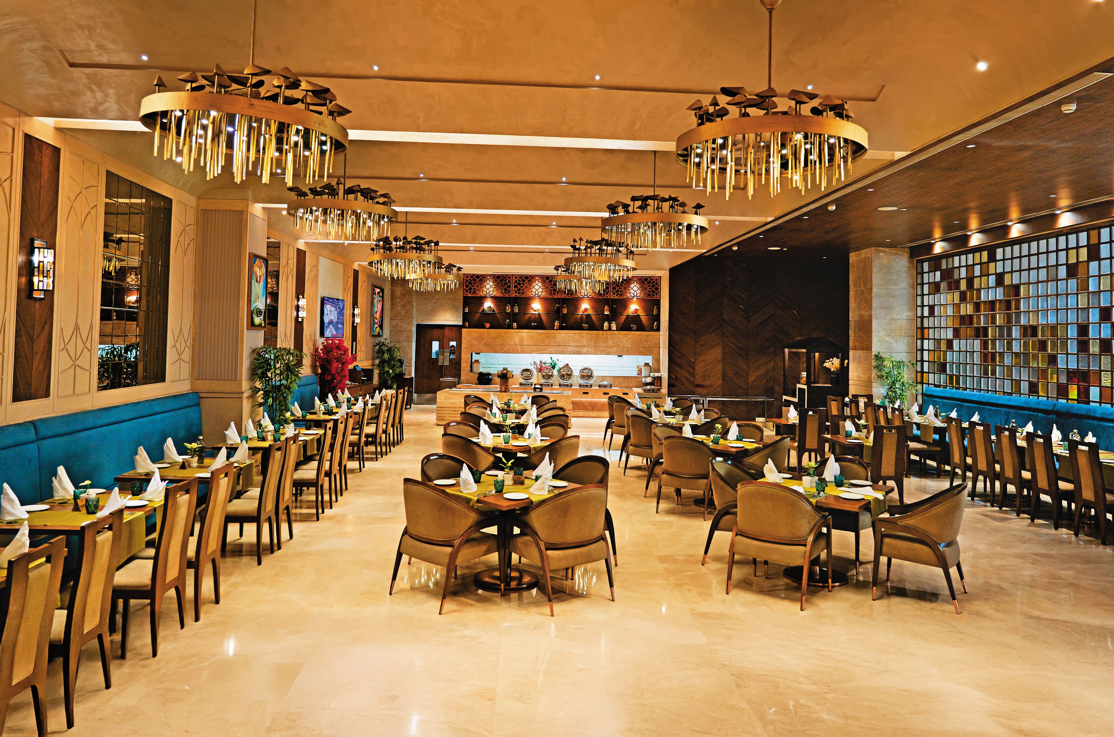 Enjoy traditional and custom menus accentuated by a charming ambience at Sarovar Hotels