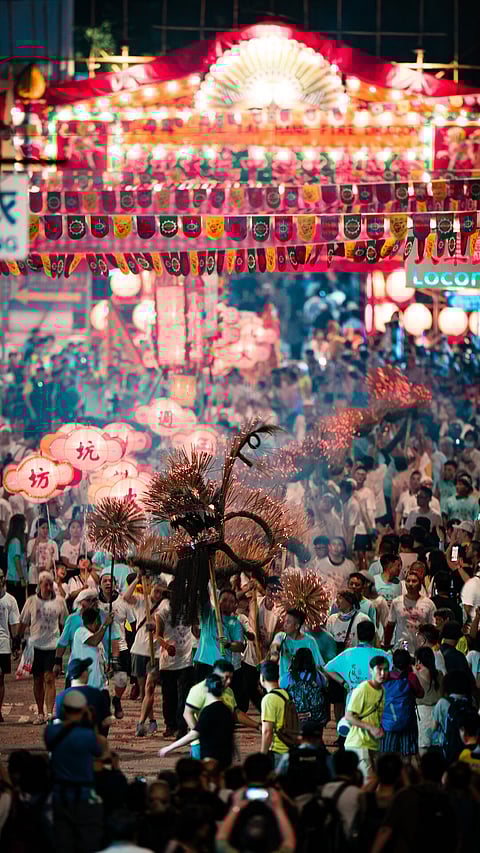 People groove to rhythmic beats